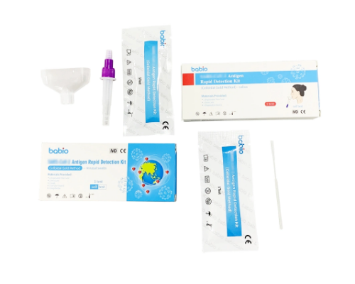 Wat zijn de teststappen van de Baibo Antigen Test Antigen Detection Kit?