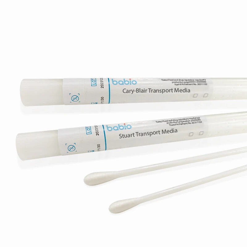 Verbetering van de klinische diagnostiek met Babio's Amies, Stuart en Cary-Blair transportmediums